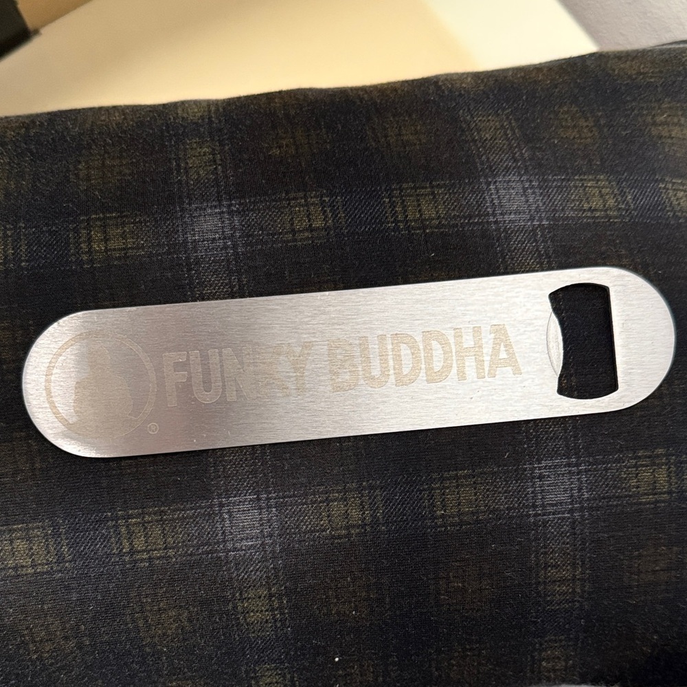 Funky Buddha full metal speed bottle opener bar key